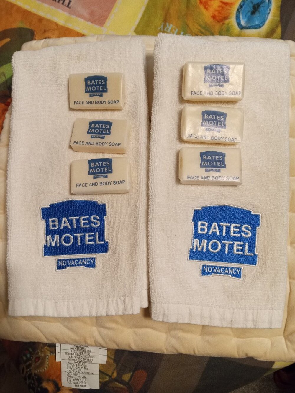 Bates Motel Hand Towels and Soaps